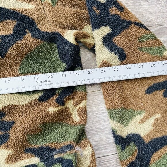 Vtg Thermo-King Camo Hunting Jacket Pants Set Mens M Malden Fleece Game Pouch - Picture 7 of 16
